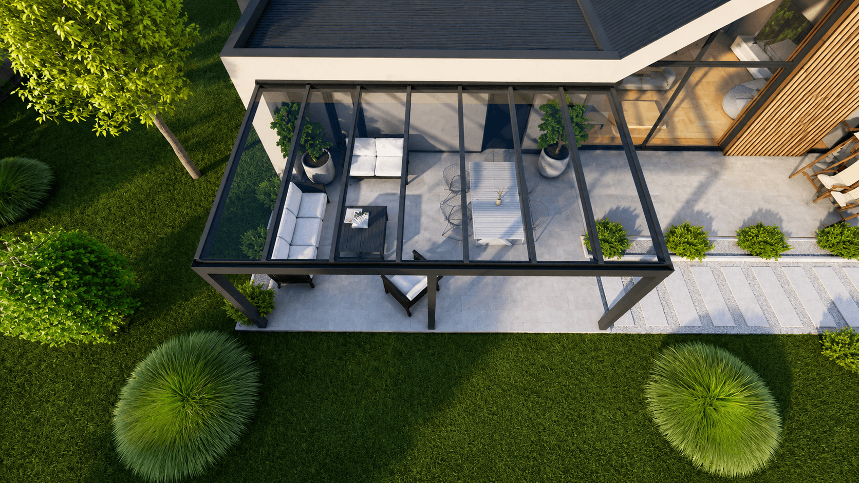 Véranda aluminium sur mesure